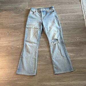 Curvy boot cut jeans